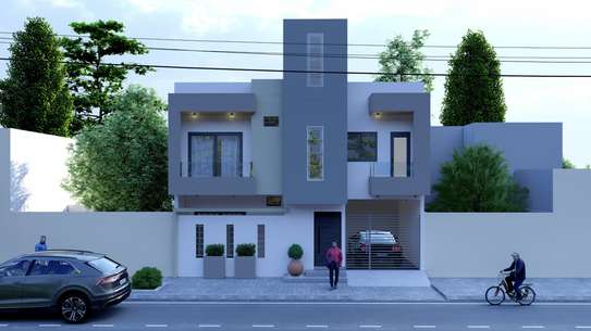 Plan Architecture 2D_3D - Plan béton armé - Construction image 2