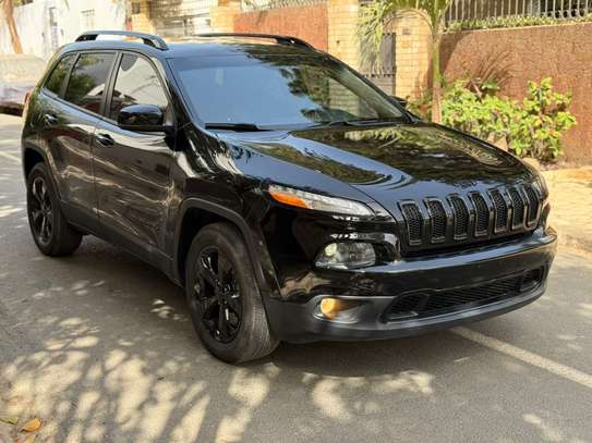 Jeep Cherokee 2017 full black image 2