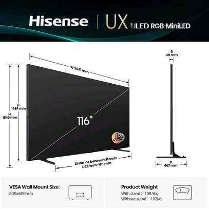 TELEVISEUR HISENSE 116 ULED
DOT 4K EGB-MINI-LED AI 16UX image 3