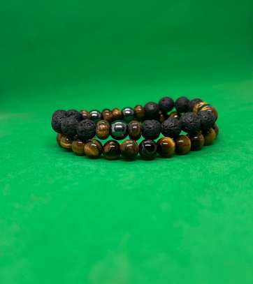 Duo de bracelet œil de tigre image 3