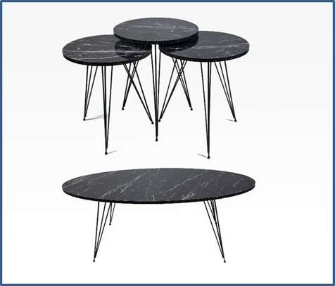 Set de 4 tables neuves image 2