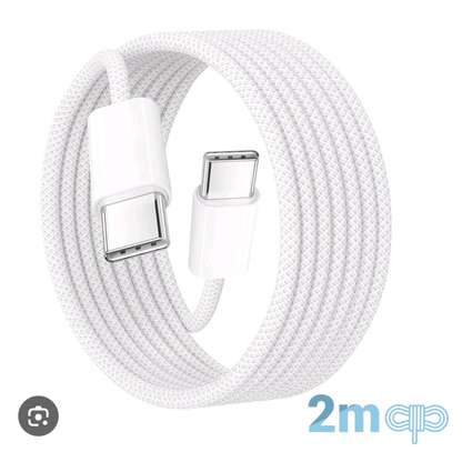 Câble Tressé Usb-C Vers Usb-C 240w Pour Macbook 2metres image 2