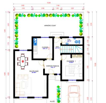 MAISON DUPLEX F4 LOCATION / VENTE  (150,000 Fcfa / mois) image 7