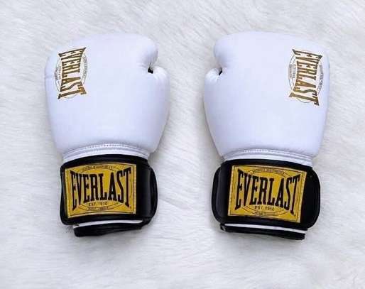Gants de boxe Everlast EST. 1910 Worldwide – Blancs image 7