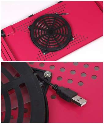 Support d'ordinateur pliable avec ventilateur image 11