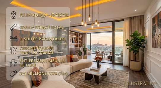 Appartement d'Exception Meublé – 220 m² aux Almadies image 2