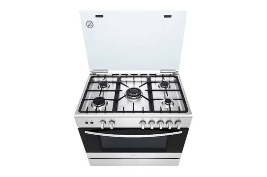CUISINIERE 5FEUX LG 90X60 GRIS FA415RMA image 2