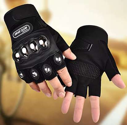 Gants de moto tactiques en acier et laiton image 3