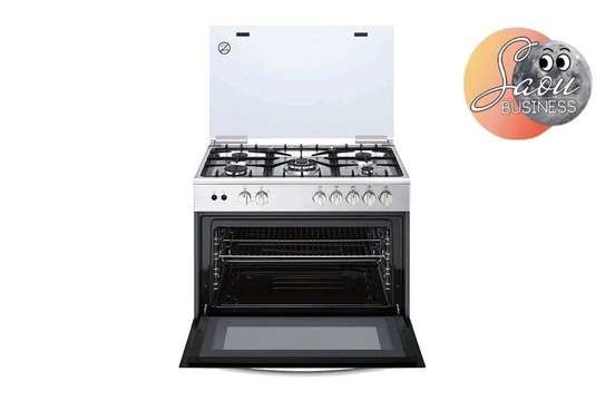 CUISINIERE LG 5FEUX 90X60 GRIS FA415RMA image 3