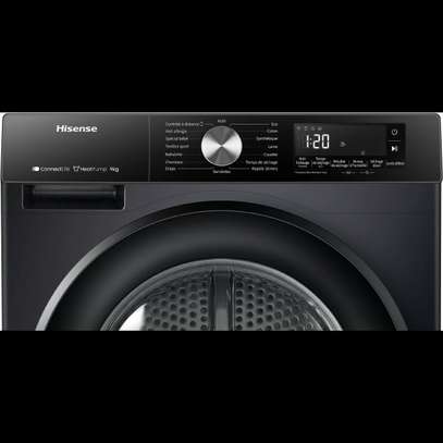 SECHE LINGE HISENSE 9KG POMPE A CHALEUR WIFI GRIS image 2