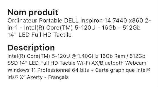 ORDINATEUR PORTABLE DELL INSPIRON image 9