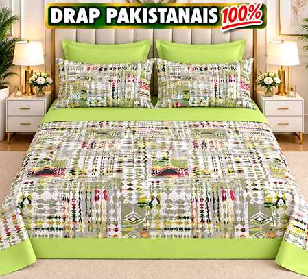 Drap pakistanais 100% coton double motif floral image 14