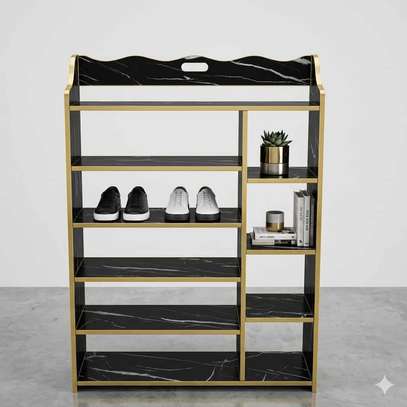 Étagère de Rangement  – Design  et Doré image 2