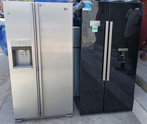 LG réfrigérateur américain inox avec distributeur d'eau image 2