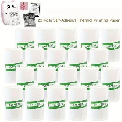 20 rouleaux papier autocollante 57mm pour mini imprimante image 2