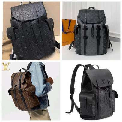 Sacs à dos en cuir multifonction pour ordinateur portable image 2