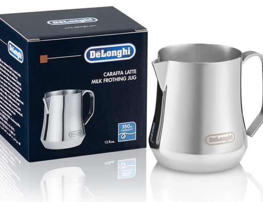 De'Longhi Pichet à lait 350ml, Acier Inoxydable image 2
