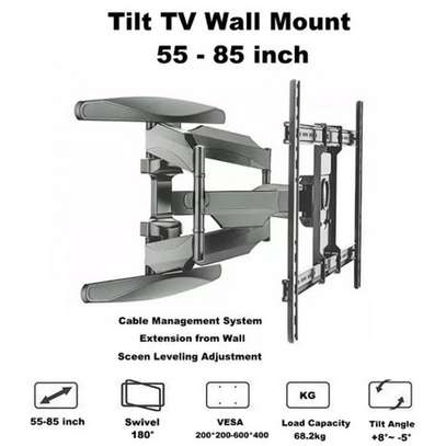 Support TV mural inclinable et pivotant V-Star 55" à 85" image 14