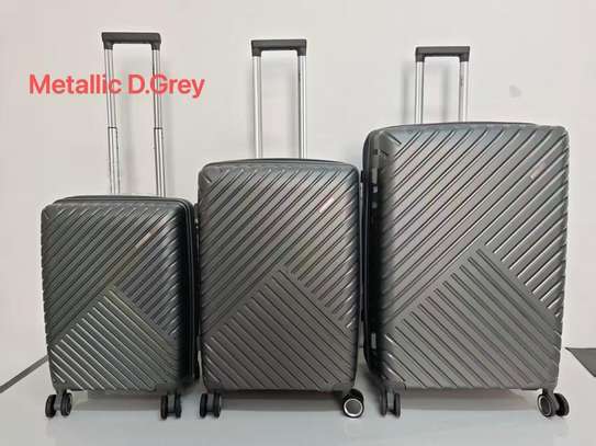 Ensemble 3 valises  bordeaux métallisé design image 9
