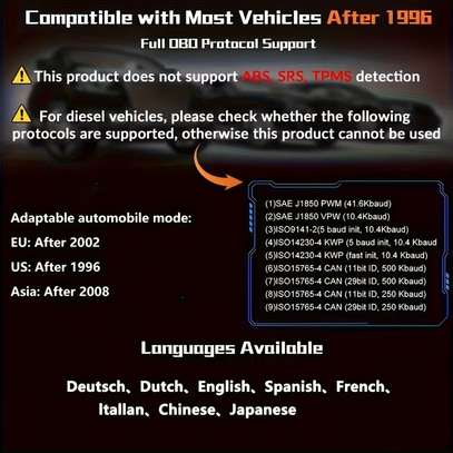 Outils de Diagnostique Automobile Lecteur de Codes OBD image 3