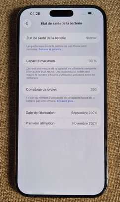 IPHONE 16 PRO MAX SIM PHYSIQUE 256GO image 2