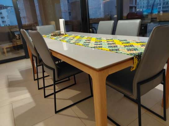 SALLE A MANGER COORDONNÉ 8chaises image 2