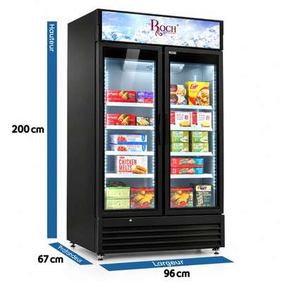 REFRIGERATEUR 700LITRES ROCH VERTICAL 2PORTES VITRINE image 2
