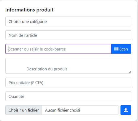 Logiciel de gestions de ventes et de produits image 2