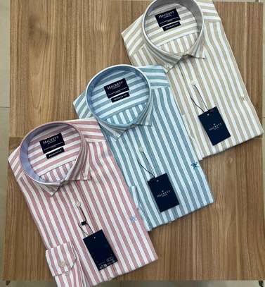 Hackett chemise rayée classique coton homme image 2