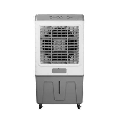 Climatiseur mobile blanc gris avec roulettes image 3