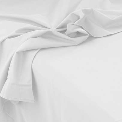 Drap blanc triple lit 100%Coton image 2