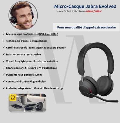 Casques JABRA Elite 45H / EVOLVE2 40 / EVOLVE2 65 image 4