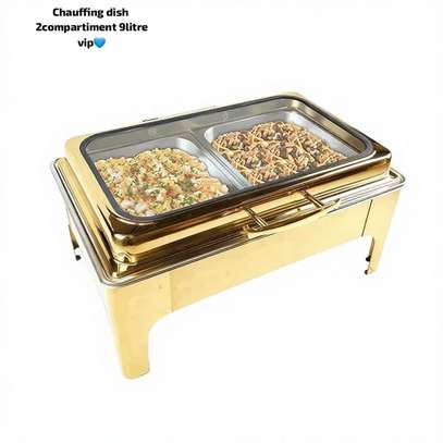 Chafing Dish de Luxe Doré – Double Bac image 2