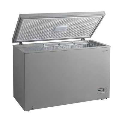 CONGELATEUR 500LITRES SHARP HORIZONTAL GRIS SCFK490X image 2