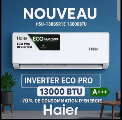 Split. climatiseur. HAIER 13000BTU 1.5 CV INVENTER 70% image 3