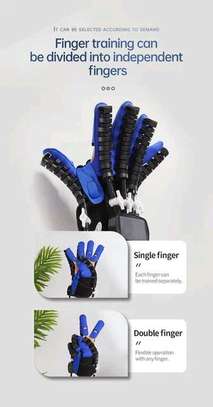 Gants de rééducation miroir noir bleu pour mobilité image 4