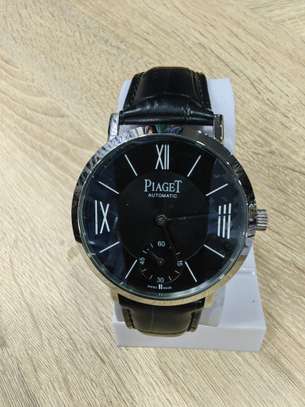 Piaget Montre Quartz Cuir Noir et Marron Chronographe image 2