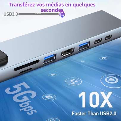 Écran 4K HD noir avec port HDMI pour PC image 5