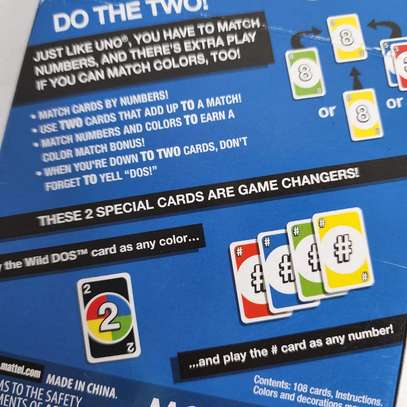 Jeu de cartes Mattel DOS ( UNO ) image 14