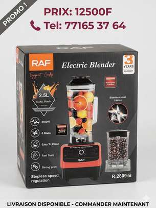 Mixeur Blender 2400W 2.5L 6 Lames Inox image 2