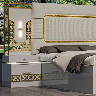 CHAMBRE A COUCHER ARMOIRE 6BATTANTS 5PIECES image 8