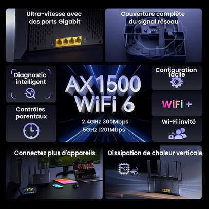 Tenda RX2L Pro Routeur WiFi 6, AX1500 Bi-Bande, 5 * 6dBi image 5