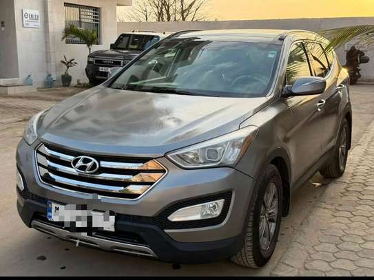 Hyundai Santa Fe 2015 SUV gris métallisé image 7