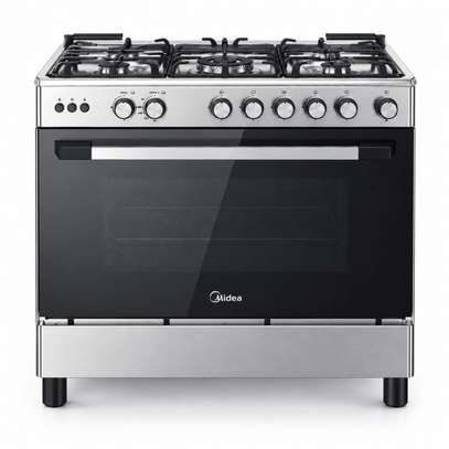 CUISINIERE MIDEA 5FEUX 90X60 A GAZ INOX 90LMG5G028I image 2