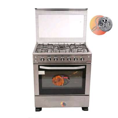 CUISINIERE ASTECH 5FEUX 80X60 A GAZ FOUR A GAZ FULL OPTION image 3
