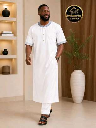 Qamis premium Al Madinha courtes manches avec pantalon image 9