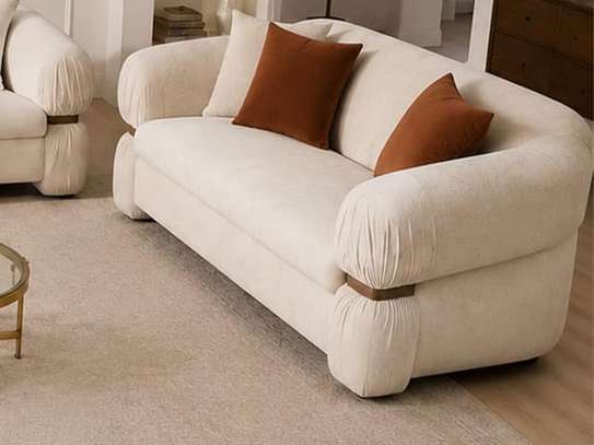 SALON TISSU 6 PLACES S-1234 COULEUR GA-SOLO111 BEIGE image 4