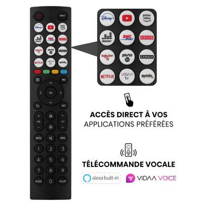 TELEVISEUR 58POUCES HISENSE LED UHD 4K SMART VIDAA 58A6N image 3