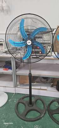 Ventilateur sur pied puissant bleu réglable image 7