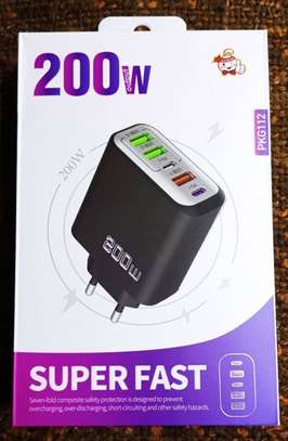 Chargeur USB rapide GaN 200W à 5 ports image 3